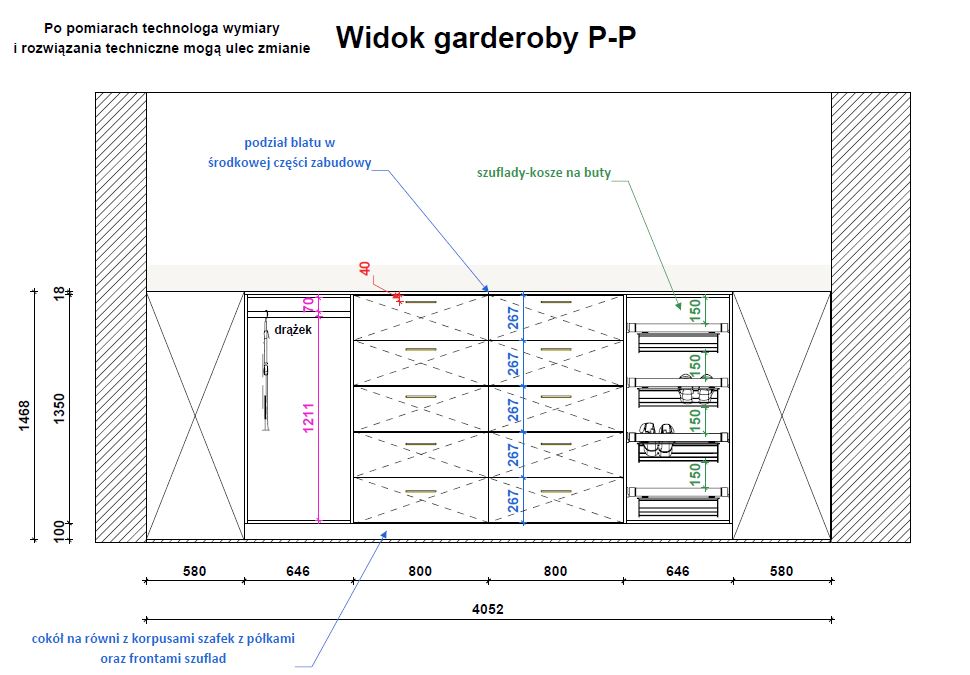 Projekt Garderoby II Projekt Garderoby
