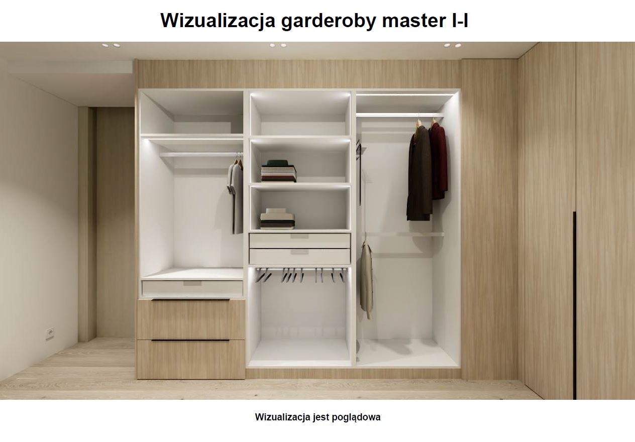 Wizualizacja Garderoby I Wizualizacja garderoby
