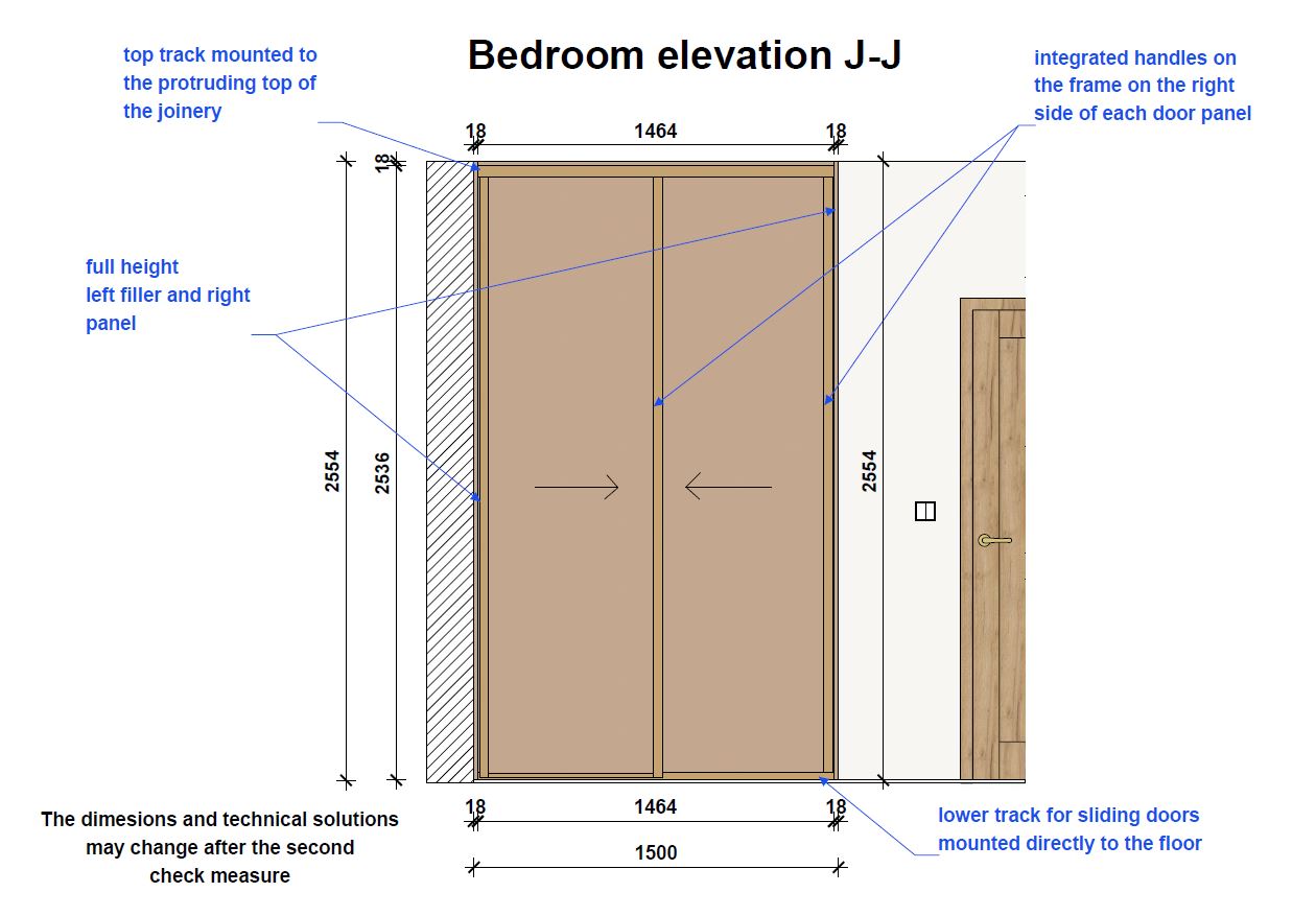 Wardrobe Design I Sliding door wardrobe design