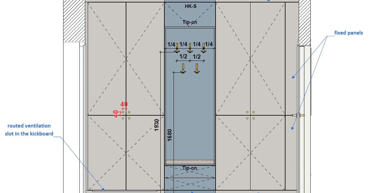 Hallway built-in design