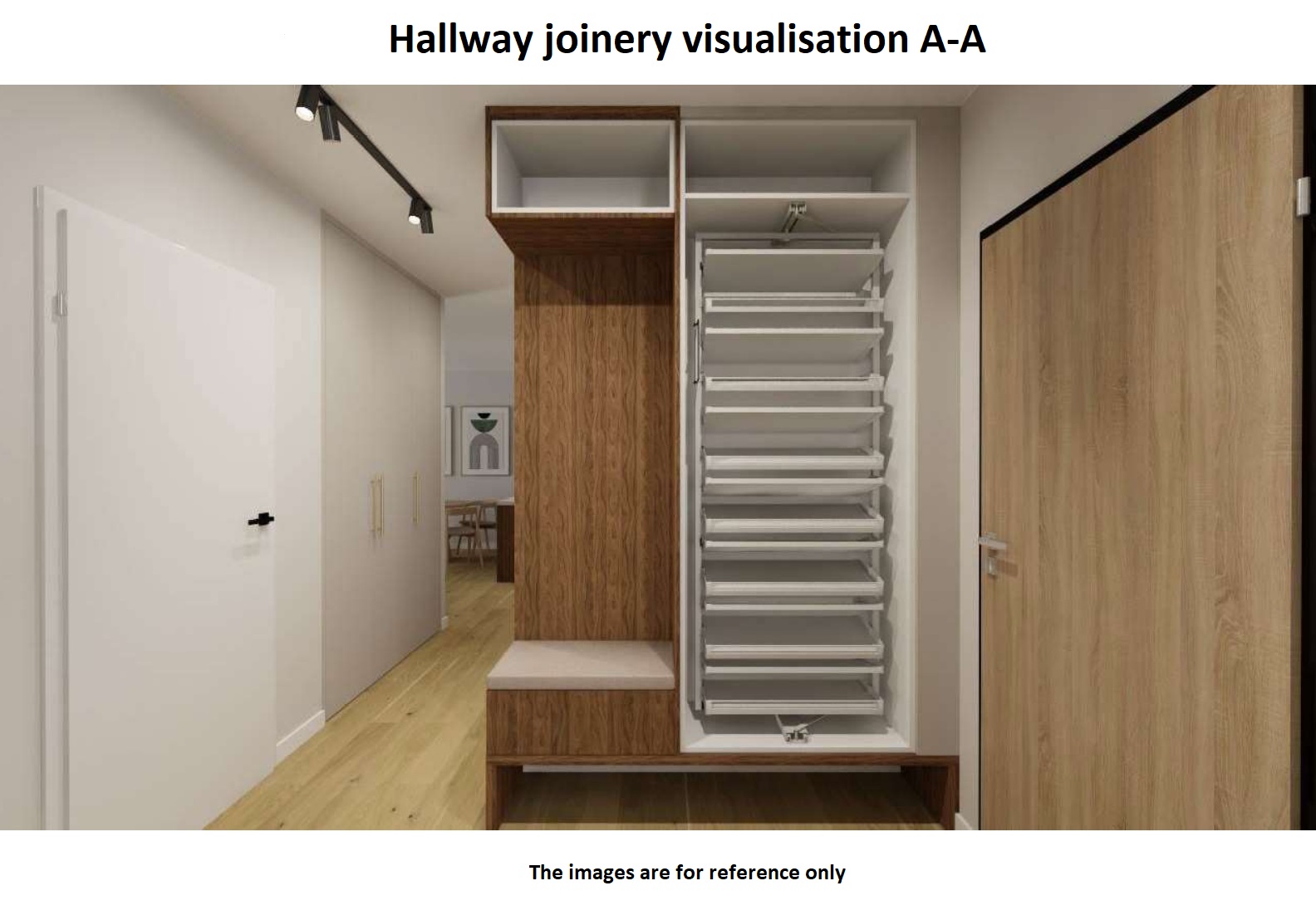 Pull-out shoe rack